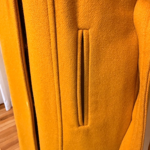 OOAK Classic Vintage 70s Mustard Wool Maxi Coat w/ Belt - Picture 7 of 10